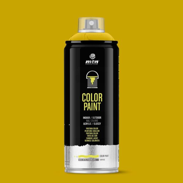 MTN WEPRO Acrylic spuitlak - verkeersgeel - RAL 1023 - 400 ml
