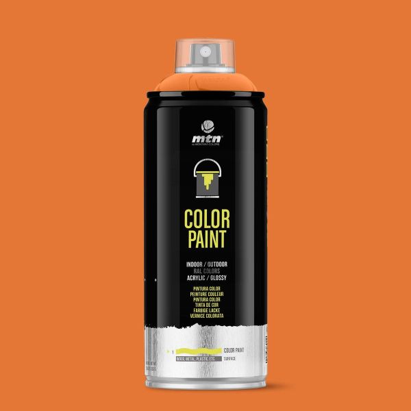 MTN WEPRO Acrylic spuitlak - zuiver oranje - RAL 2004 - 400 ml