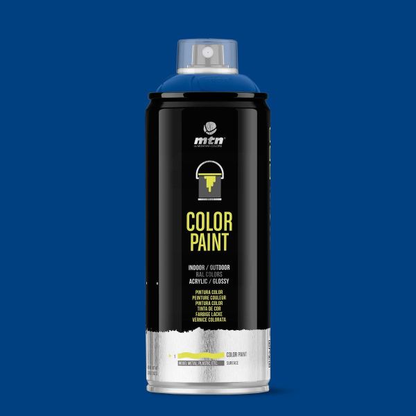 MTN WEPRO Acrylic spuitlak - gentiaanblauw - RAL 5010 - 400 ml