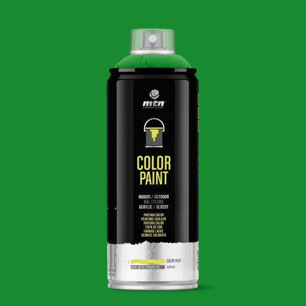 MTN WEPRO Acrylic spuitlak - geelgroen - RAL 6018 - 400 ml