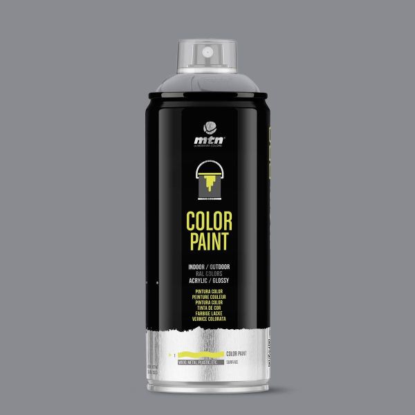 MTN WEPRO Acrylic spuitlak - zilvergrijs - RAL 7001 - 400 ml