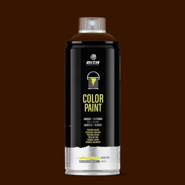 MTN WEPRO Acrylic spuitlak - mahoniebruin - RAL 8016 - 400 ml