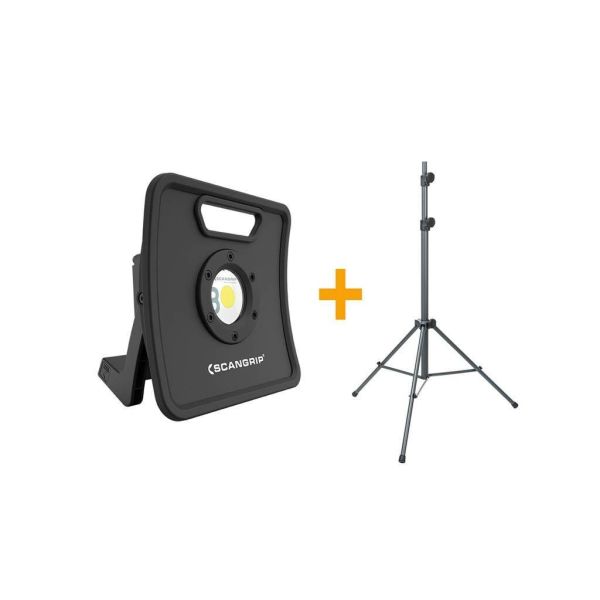 Scangrip LED bouwlamp Nova 6K - 6000 lumen - dimbaar - statief 1-3m - 49.0215