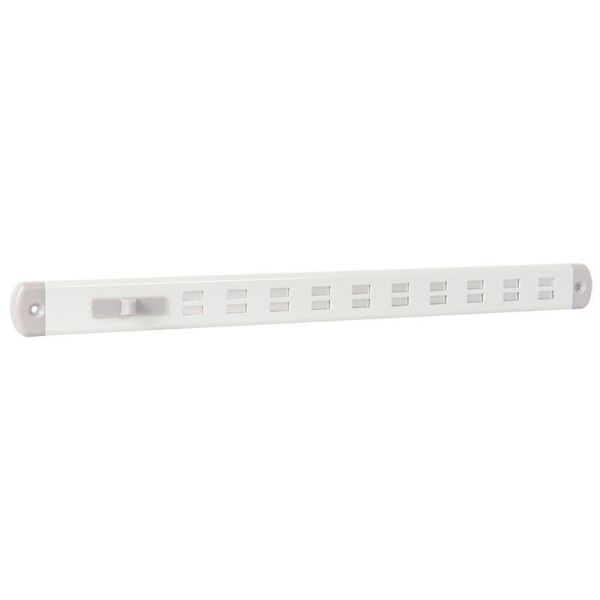 Nedco Schuifrooster Bold Line 370x30 mm - aluminium wit - 635.018.00