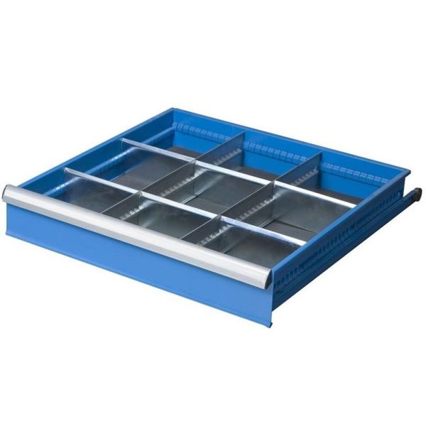 Huvema Metalen ladeverdeler K7000 - 610x610x100 mm - K7000-100-MS