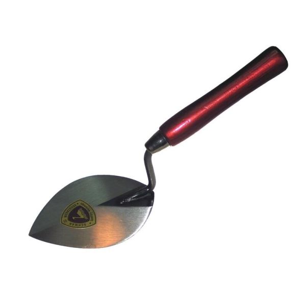 Schwan 129500 Tegeltroffel spits - 160 mm - RVS - houten handvat