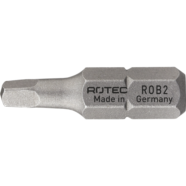 Rotec PRO Bit SQD3 - 25 mm - SQD (Vierkant, Robertson) - 2 stuks - 809.00032