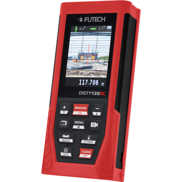 Futech Disty 120RC Afstandsmeter met camera - rood - 120 meter - 250.120RC