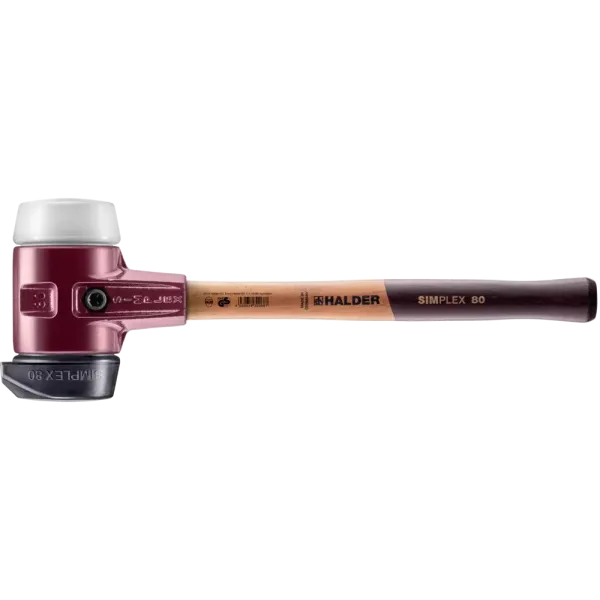 Halder Simplex STU Hamer - Ø80 mm - rubber / superplastic - 3027.280
