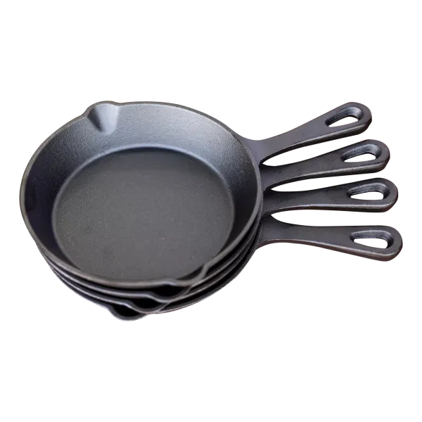  Keij Skillet gietijzeren pan - Ø16 cm - 4 stuks