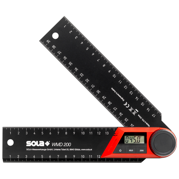 Sola WMD 200 Digitale hoekmeter - 200 mm - 56052301