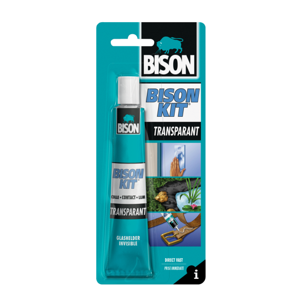 Bison KIT&reg; contactlijm - transparant - 50 ml - tube - 6305948