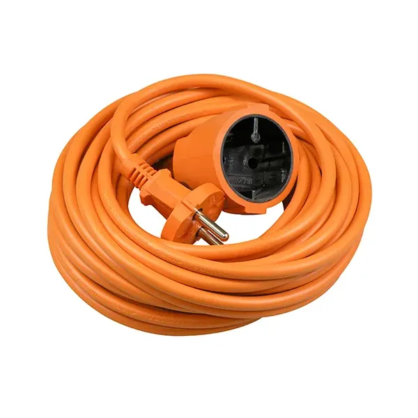 VB verlengsnoer 10 meter 2x1,5 mm² - H05VV-F - oranje