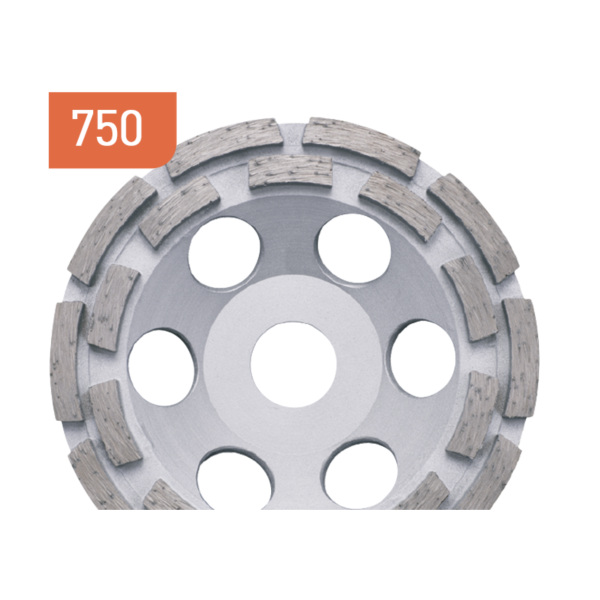Rotec Komschijf Silver-line dubbelrijig - Ø125 mm - 750.1253