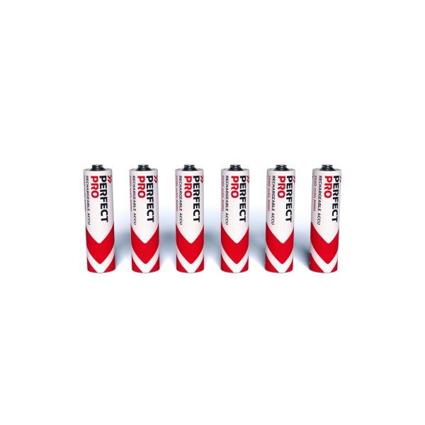 PerfectPro NIMH AA batterijen 1,2V-2,5 Ah - 6 stuks - B-AA6