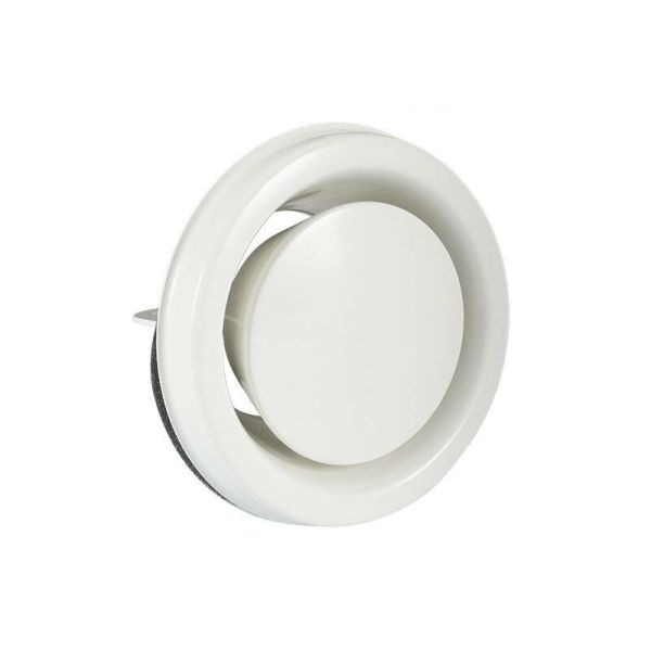 Nedco Afzuigventiel Ø 125 mm - staal wit - 647.042.00