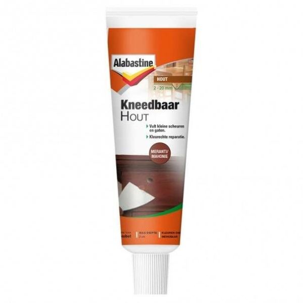 Alabastine Kneedbaar hout - meranti/ mahonie - 75 gram