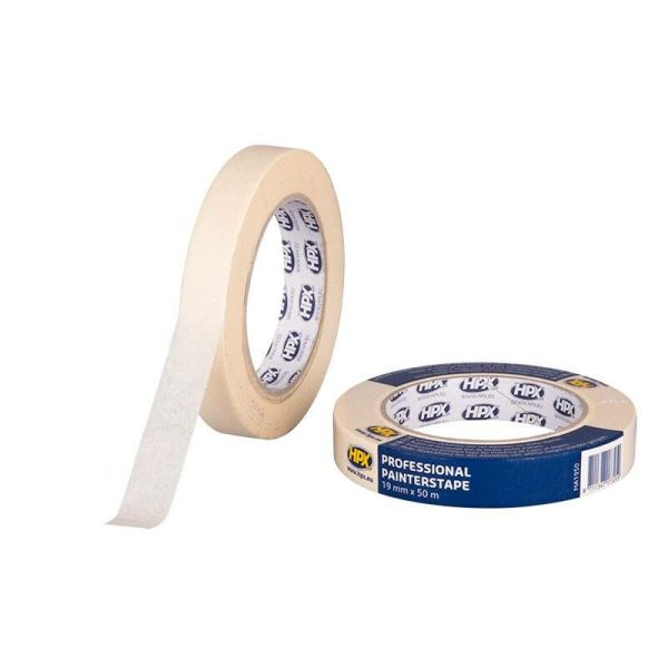 HPX Masking tape - schilderstape - crèmewit - 50 meter