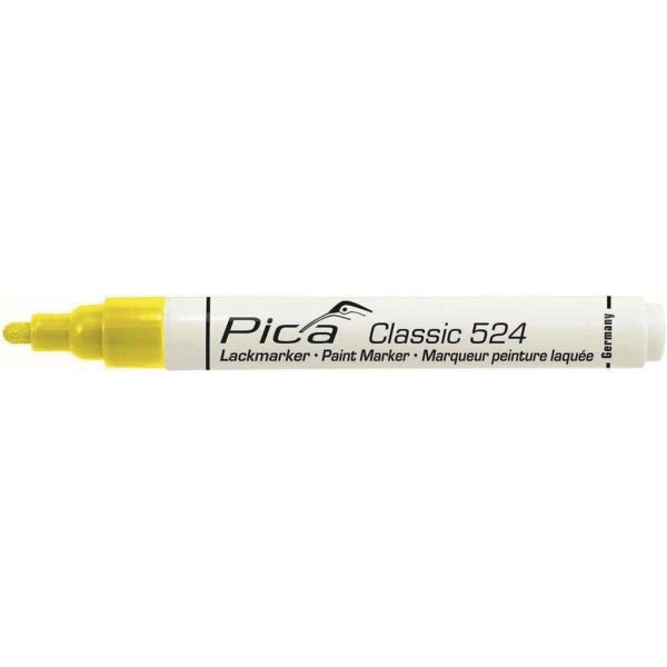 Pica Lakmarker 524/40 2-4 mm ronde tip geel