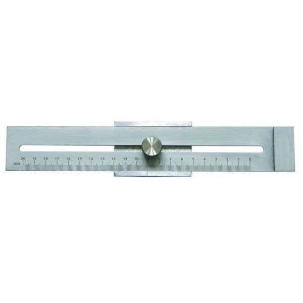 Metrica 29265 Afschrijfliniaal - 300 mm - staal