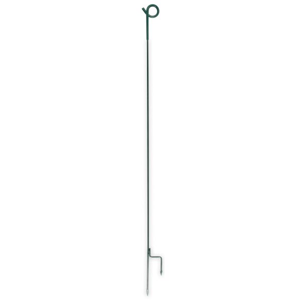 Koltec Afrastering Krulstaart paal - Ø8 x 105 cm - metaal - groen - 162-80106