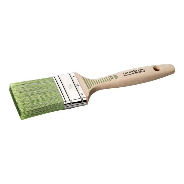 Color Expert Platte kwast 30 mm Woodstar beits - groen grijs - FSC&reg; houten greep met gripzone - 81543099