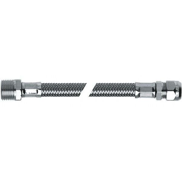 Bonfix Flexibele RVS aansluitleiding 35 cm - 3/8" buitendraad x knel