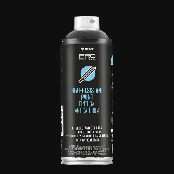 MTN WEPRO Hittebestendige spuitlak - zwart - 400 ml