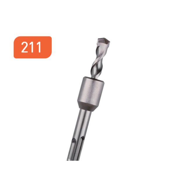 Rotec 211 Hamerboor met dieptestop - V-breaker / 2-snijder - SDS-plus - Ø6,0x33/110 mm - 211.0600