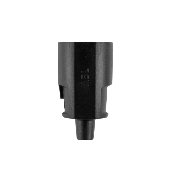 ABL PVC Contrastekker met randaarde - zwart - 33109