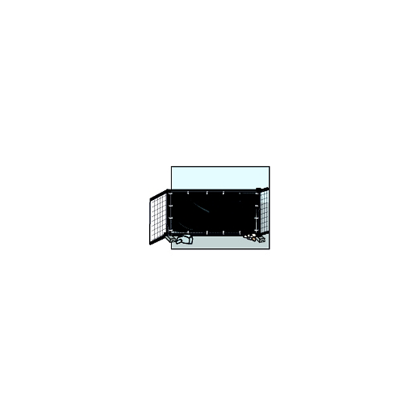 Cover Hekwerkkleed 1300 standaard - 176x341 cm - 150 gr/m² HDPE - olijfgroen