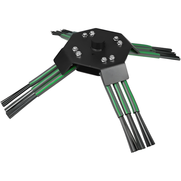 ACG Heavy Duty Onkruid-veegborstel set (12 stuks) met bevestigingskop voor 750-COMFORT-CLEAN