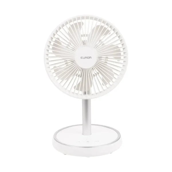 Eurom Vento Cordless Telescopic fan Ventilator Wit - 10 Watt - 384635