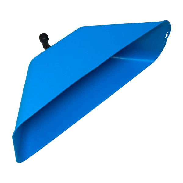 Matabi Rechthoekige spuitkap - kunststof - 375x145 mm - blauw - 83440871