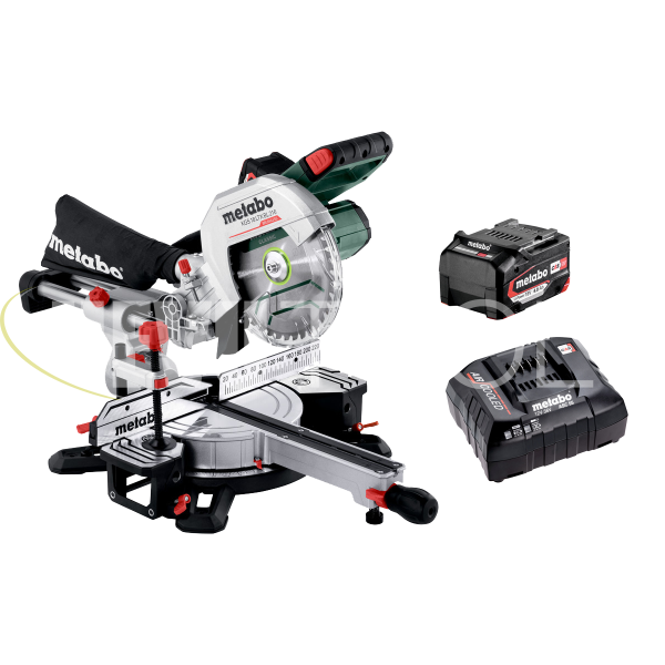 Metabo KGS 18 LTX BL 216 accu afkortzaag - &Oslash;216 mm - 1x 18V, 4.0 Ah accu + lader - 614216920