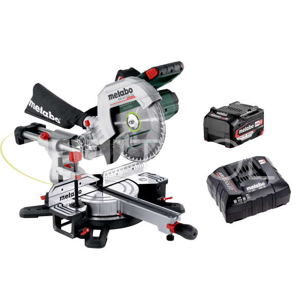 Metabo KGS 18 LTX BL 254 accu afkortzaag - &Oslash;254 mm - 1x 18V, 4.0 Ah accu + lader - 614254920