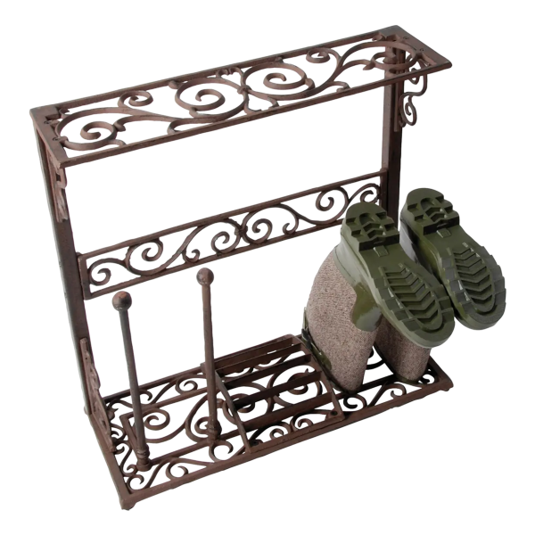 Esschert Design LH58 Klassiek laarzenrek - maat S - gietijzer