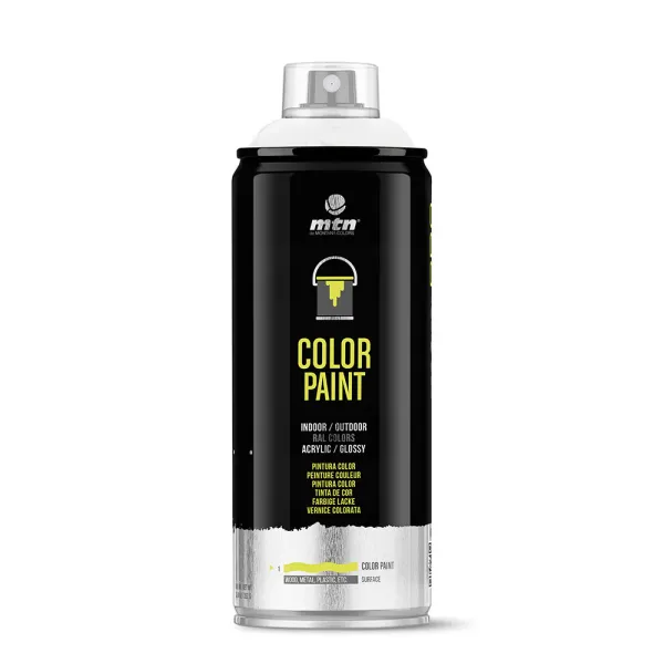 MTN WEPRO Acrylic spuitlak - wit - mat - 400 ml