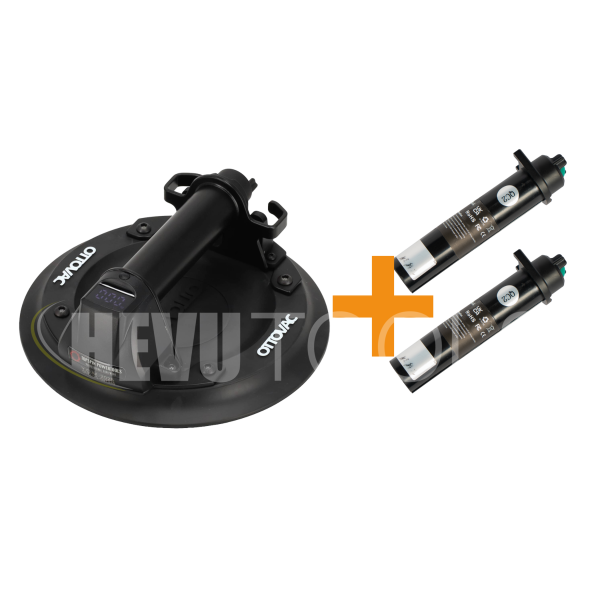 Grabo Ottovac digitaal Glasdrager / Vacu&uuml;mheffer - 2x 6V accu - koffer - 14100