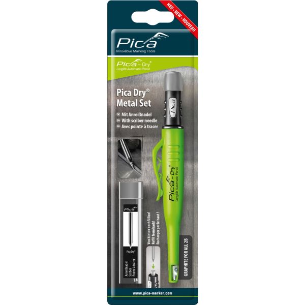 Pica 30800 Metaalset Pica-Dry potlood met kraspen