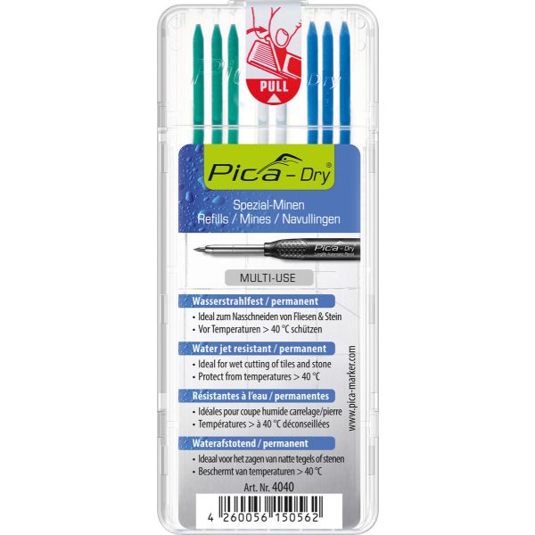 Pica 4040 Navulling markeerpotlood 3030 - speciaal - 8 stuks