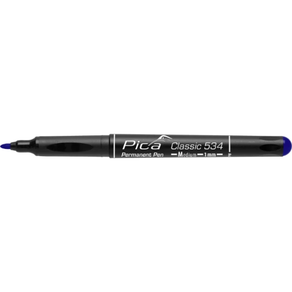 Pica 534/40 Classic permanent pen - 1,0 mm - rond - blauw