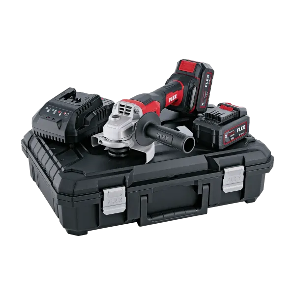 Flex L 125 18.0-EC LD/5.0 Set Accu Haakse slijper - 18V - 125 mm - koolborstelloos - koffer - 534329