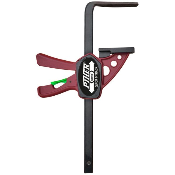 Piher Mini Quick-T-track eenhands lijmtang - 150x70 mm - 60 kg - 52101