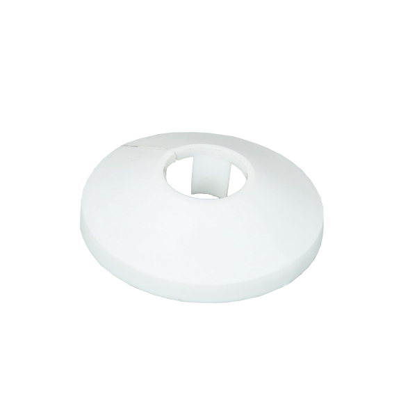 Mac Lean buis rozet - Ø15 mm - wit - 2 stuks - 0700107