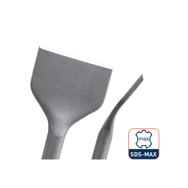 Hevu Tools Spadebeitel gebogen - SDS-max - 80x300 mm - 215.1027
