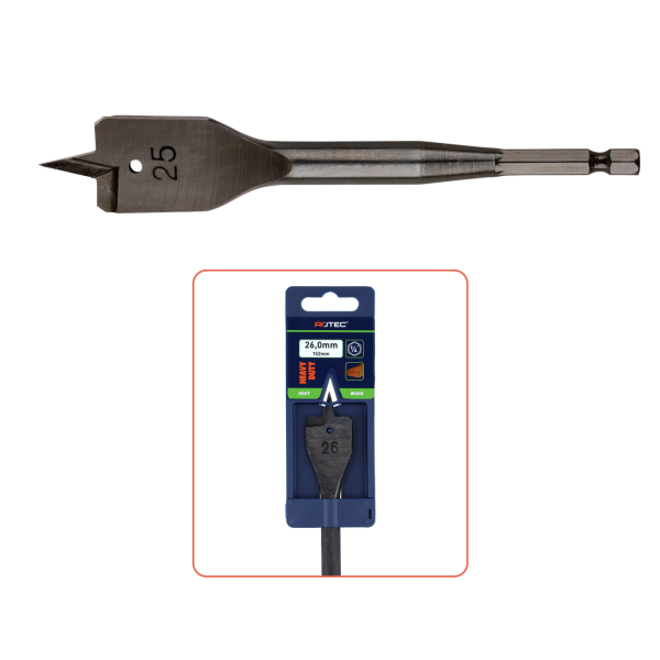 Rotec 233 Heavy-Duty Speedboor - 1/4" bit aansluiting - 152 mm
