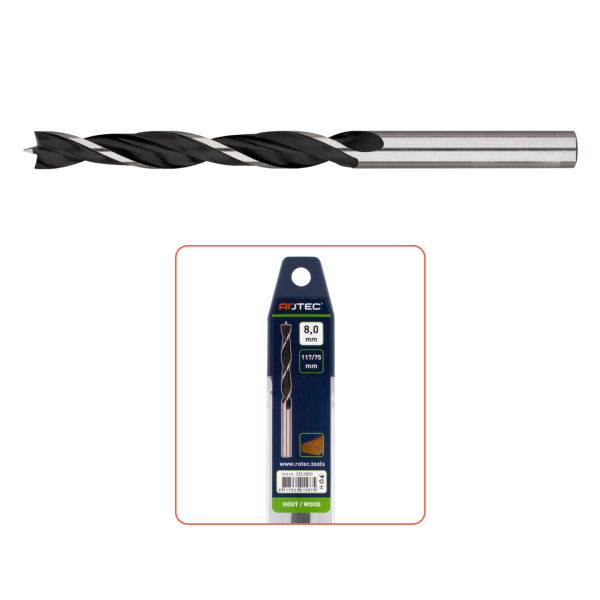 Rotec 235 Houtspiraalboor