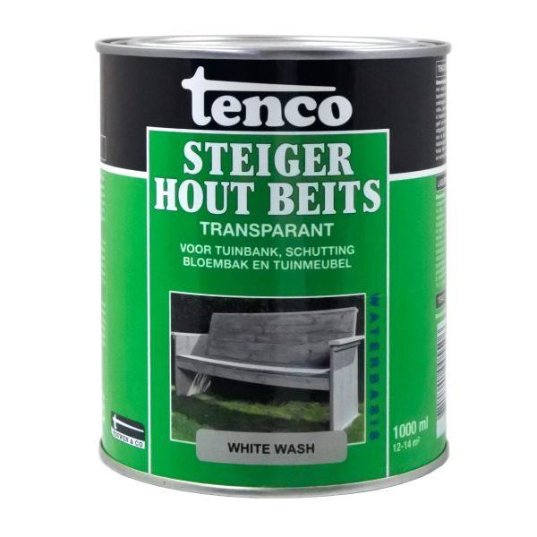 Tenco Steigerhoutbeits - white wash - 1 Liter