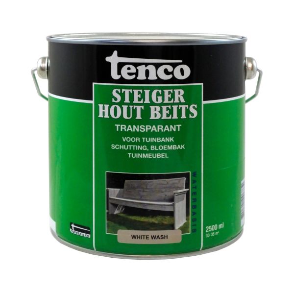 Tenco Steigerhoutbeits - white wash - 2,5 Liter